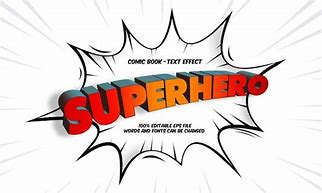 Image result for Superhero Text