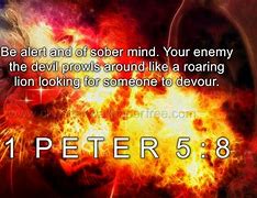 Image result for Pictures About 1 Peter 5 8