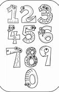 Image result for Black and White Numbers Printable