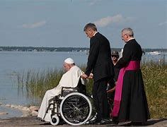Image result for Pope Francis Lake Como