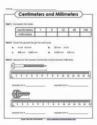 Image result for Centimeters and Millimeters