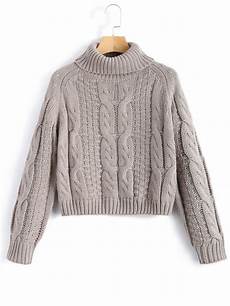 stricken pullunder popular 2018 turtleneck cropped cable knit sweater in stricken pullunder popular 2018 turtleneck cropped cable knit sweater in