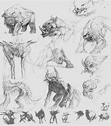 Image result for Humanoid Monster Concept Art