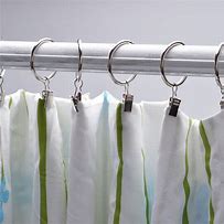 Image result for Bathroom Curtain Clips