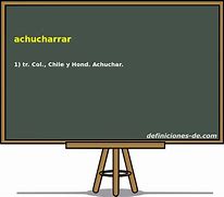Image result for achucharrar
