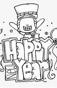 Image result for New Year 2019 Clip Art Black and White