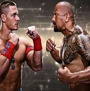 Image result for Rock vs John Cena