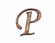 Image result for Wrought Iron Capital Letters P