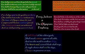Image result for All Percy Jackson Prophecies