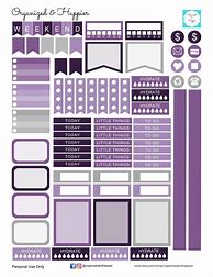 Image result for Free Planner Sticker Templates