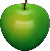 Image result for Dark Green Apple Cartoon