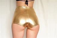 Image result for Gold Metallic Shorts