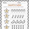 Image result for Counting Objects Worksheets for Kindergarten