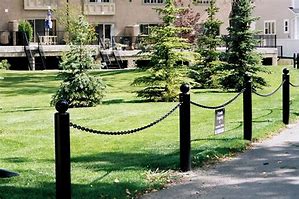 Image result for Bollard with Chain Hook