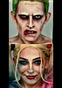 Image result for Harley Quinn and Joker Face Makeup