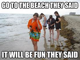 Image result for Leaving Beach Meme