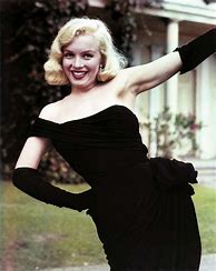 Image result for Marilyn Monroe Black Dresses
