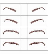 Image result for Actual Size Eyebrow Template