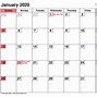 Image result for Jan-31 2020 Calendar