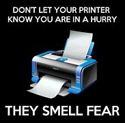Image result for Punching Printer Meme