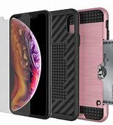 Image result for iPhone XS Rose Gold and Black Apple Case