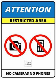 Image result for No Camera Cell Phones