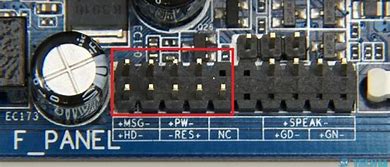 Image result for Motherboard Power Button Pins