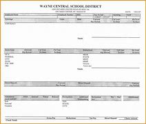 Image result for Direct Deposit Pay Stub Template