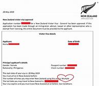 Image result for Cover Letter for New Zealand Tourist Visa