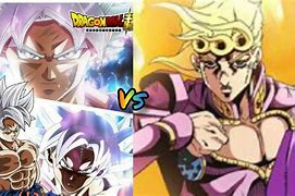 Image result for Giorno vs Goku