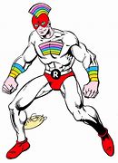 Image result for Rainbow Superhero
