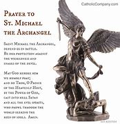 Image result for St. Michael the Archangel Prayer Catholic