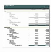 Image result for Balance Sheet of Service Company