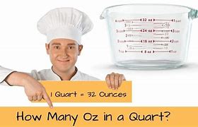 Image result for How Many Ounces Are in a Quart