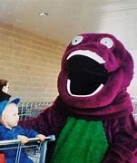 Image result for Barney the Dinosaur Cursed Memes