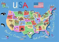 Image result for USA Interactive Map for Kids