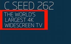 Image result for Largest 4K TV