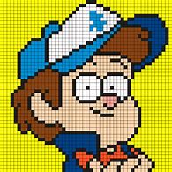 Image result for Coartoon Pixelated On Grid