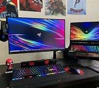 Image result for Good Monitor and Laptop Setup