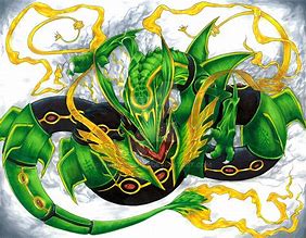 Image result for Mega Rayquaza Drawing