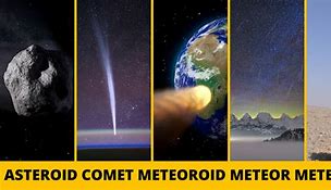 Image result for The Differences Between an Asteroid and a Comet