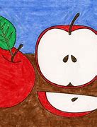 Image result for Draw an Apple