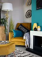 Image result for Teal Yellow-Green Decor