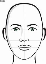 Image result for Oval Face Shape Drawing Side View