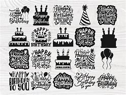 Image result for Birthday SVG Files
