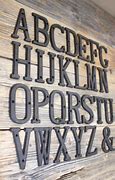 Image result for Small Wrought Iron Letters