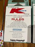Image result for Shopping Challenge Birthday Party