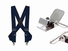 Image result for Suspenders Clips Hardware