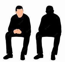 Image result for Man Sitting Silhouette Clip Art