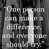 Image result for You Can Make a Difference